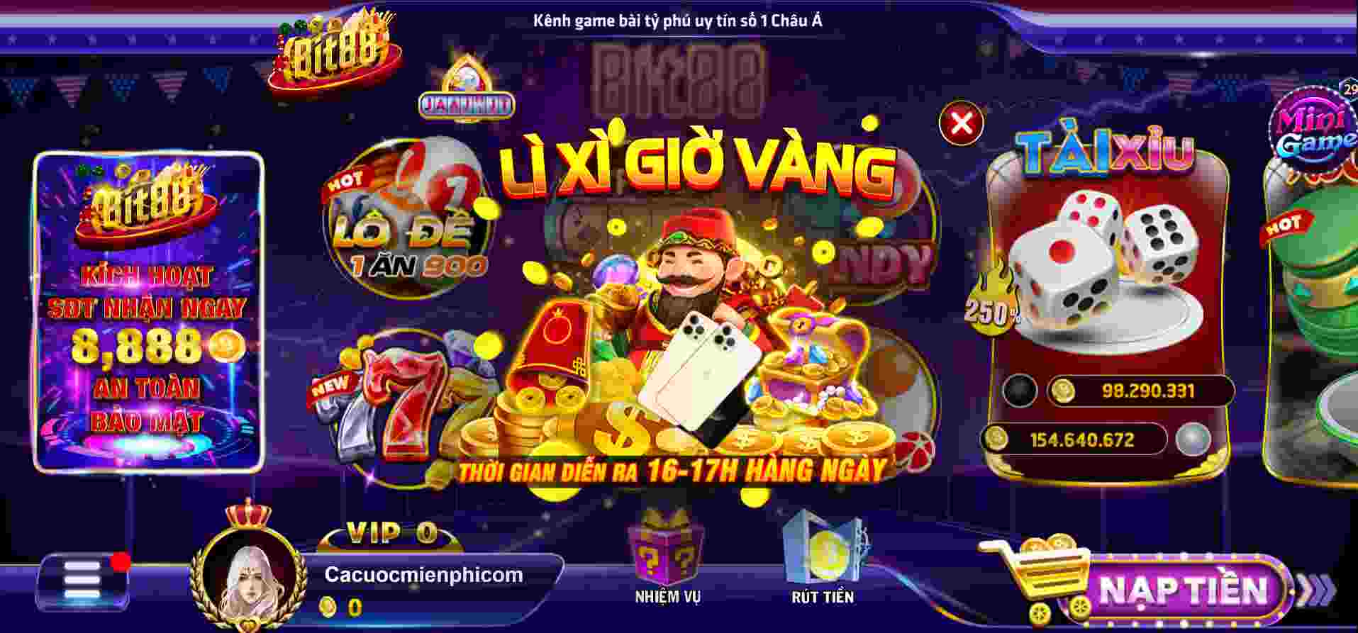 Link tải game cấp độ Go99 - Go99